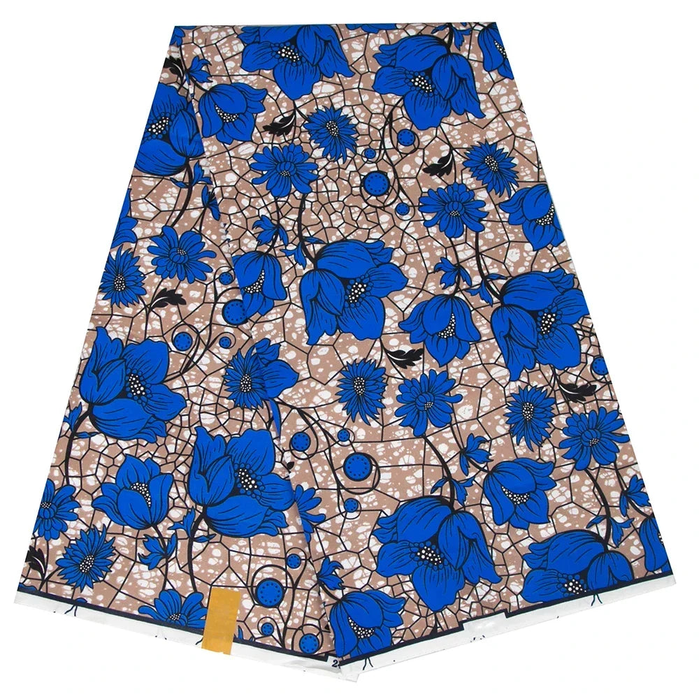 African Print Ankara Fabric - Traditional Party and Wedding Sewing Cloth