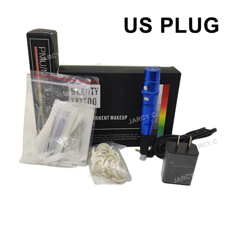 Permanent Makeup Tattoo Pen Machine - Eyebrow and Lip Microblading Tattoo Gun for PMU Beginners
