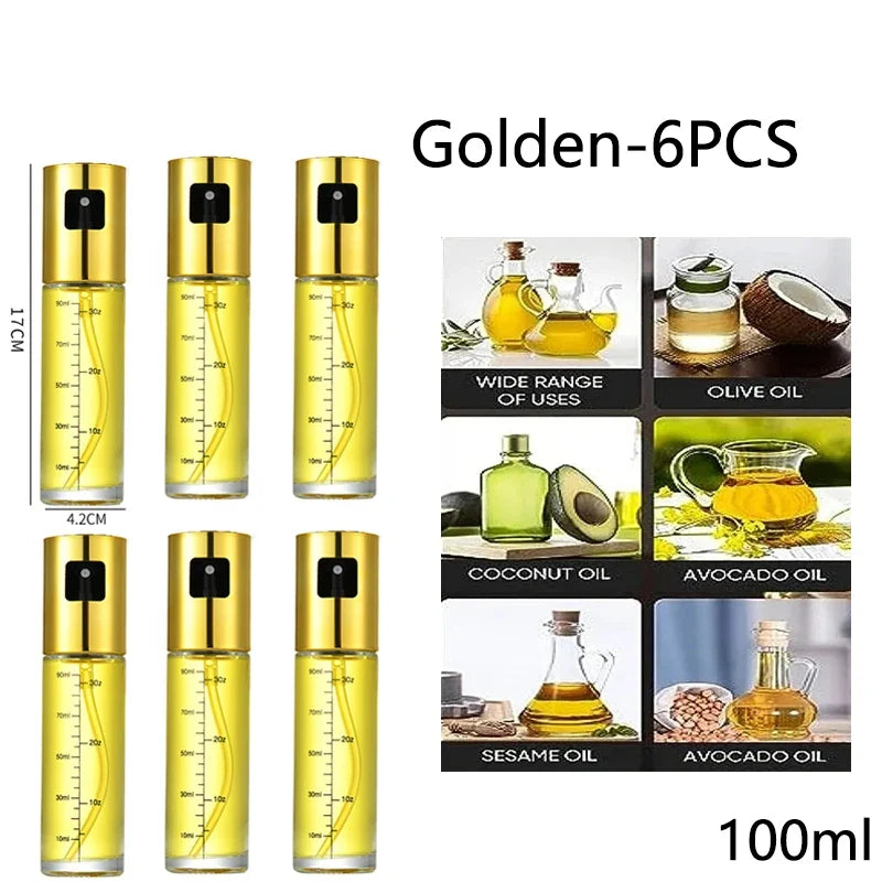 Glass Oil Sprayer Bottle - Olive Oil Mister for Cooking Salad BBQ Baking Kitchen Use