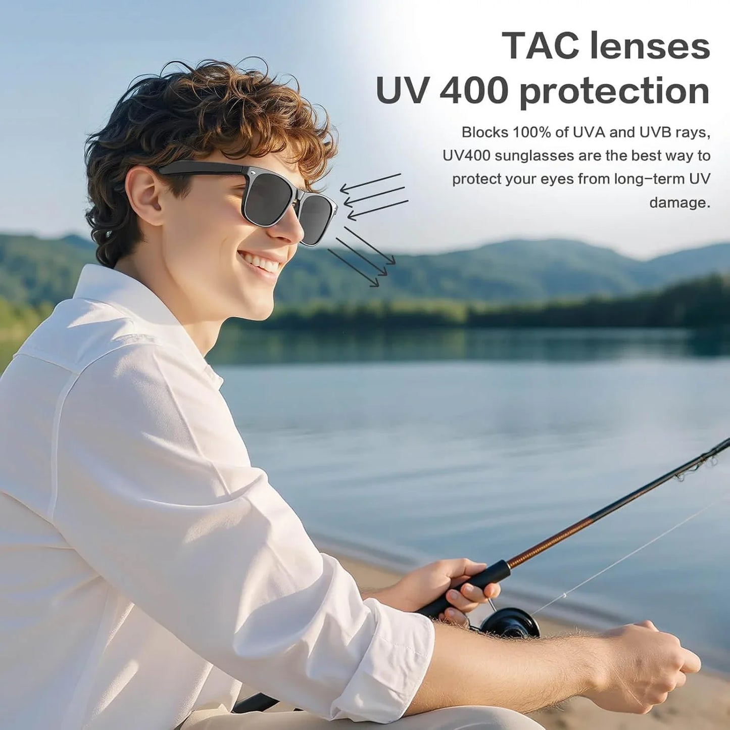 800W AI Smart Camera Glasses – Color-Changing Men’s Smart Sunglasses with Translation, Photo & Video Recording, Waterproof