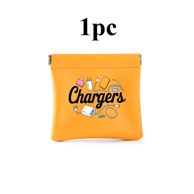Charger and Cable Organizer Pouch - Durable Travel Storage Bag for Data Cables, USB Drives, Power Banks, and Phones