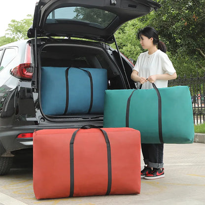 Portable Waterproof Storage Bag: Big Capacity, Dustproof, Moistureproof - Ideal for Quilts, Clothes, and Under-Bed Organization