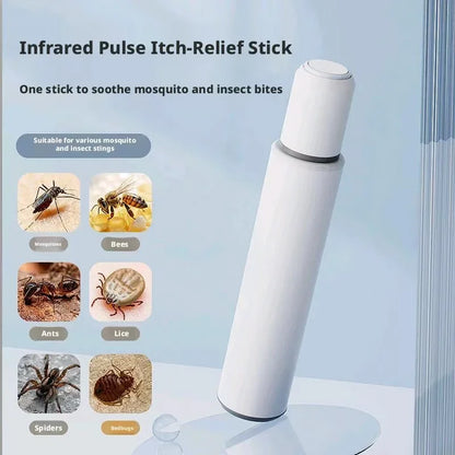 Portable Heat Therapy Bug Bite Relief Pen - Electric Mosquito Bite Itch Relief Device for Outdoor Travel & Daily Use