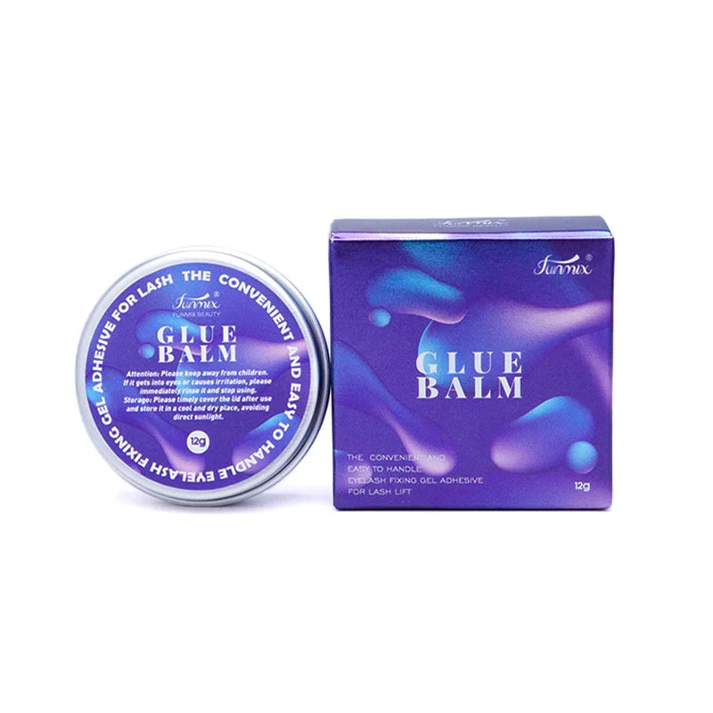 12g Transparent Eyelash Lift Glue – Non-Irritating Eyebrow & Lash Fixing Adhesive Balm