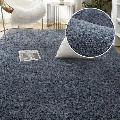 Large Plush White Area Rug – Soft Fluffy Carpet for Living Room, Bedroom, Teen Room & Home Decor