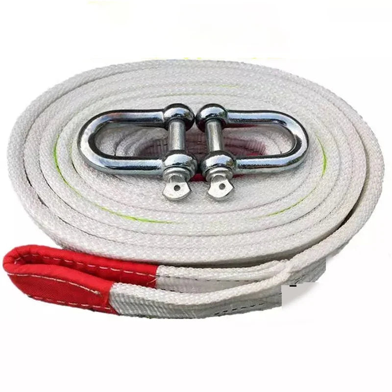 10T Car Tow Rope - 4M 5M 7M Heavy Duty Trailer & Off-Road Vehicle Rescue Strap