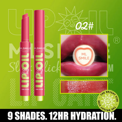 MLSMILE Multi-Color Silky Click Hydrating Lip Gloss – High-Shine, Long-Lasting Radiant Lip Care