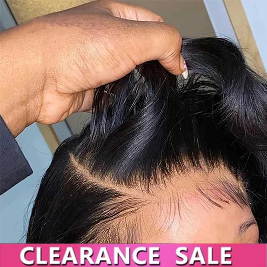Brazilian Bone Straight Human Hair Wig - 30 32 Inch HD Transparent Lace Front 13x4 13x6 5x5 6x4 Glueless Lace Frontal Wig