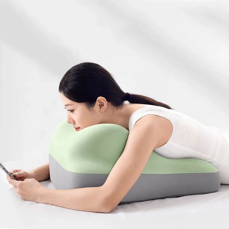 Multi-Functional Ergonomic Bed Pillow - Memory Foam Waist, Tummy & Wedge Support Cushion