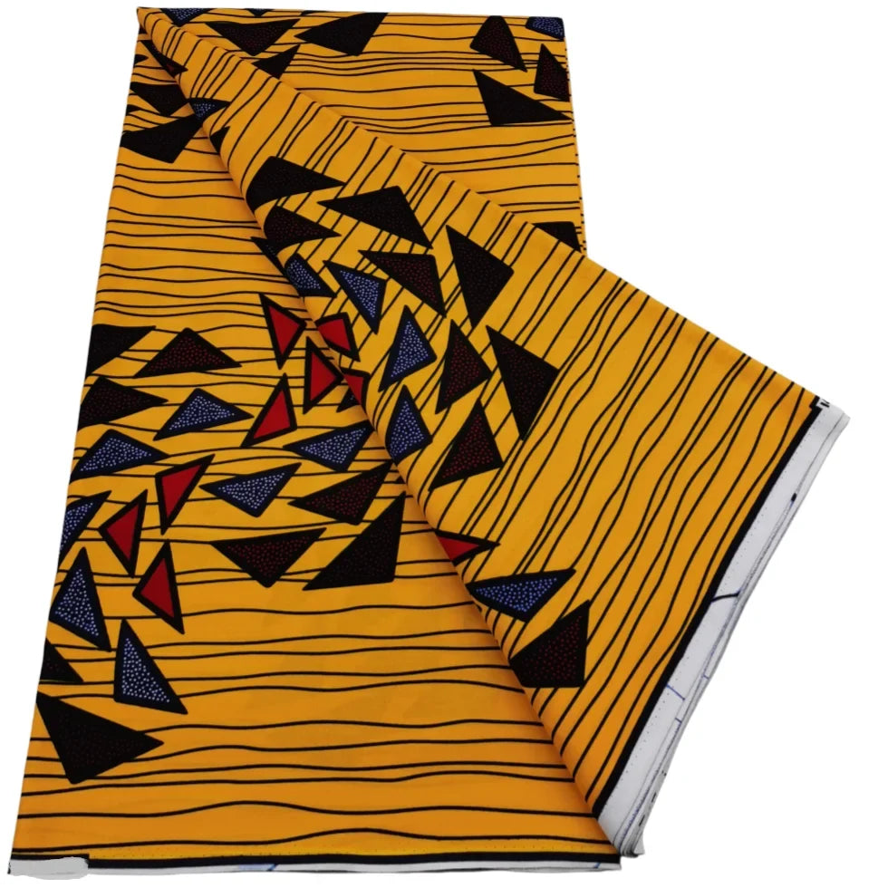 100% Cotton Real Wax Ankara Fabric - 2026 African Print Wedding Dress Sewing Fabric
