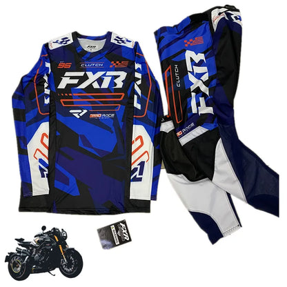 FXR 2025 PODIUM/CLUTCH PRO Gear Set – Dirt Bike Motocross Jersey & Pants Combo for Off-Road Riding