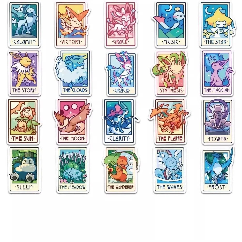 45/90PCS Pokémon Kawaii DIY Stickers - Cute Luggage, Graffiti & Toy Decals for Kids, Gifts & Decorations