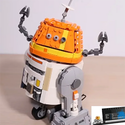 2025 New Handcrafted DIY 75416 C1-10P Robot Building Blocks Set – Collectible Toy Gift