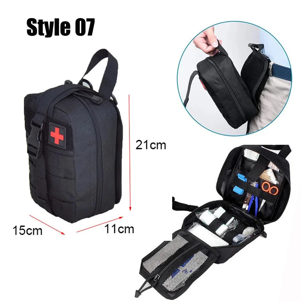 IFAK EDC Waist Bag – Outdoor First Aid & Survival Kit for Hunting, Camping, and Emergency Use