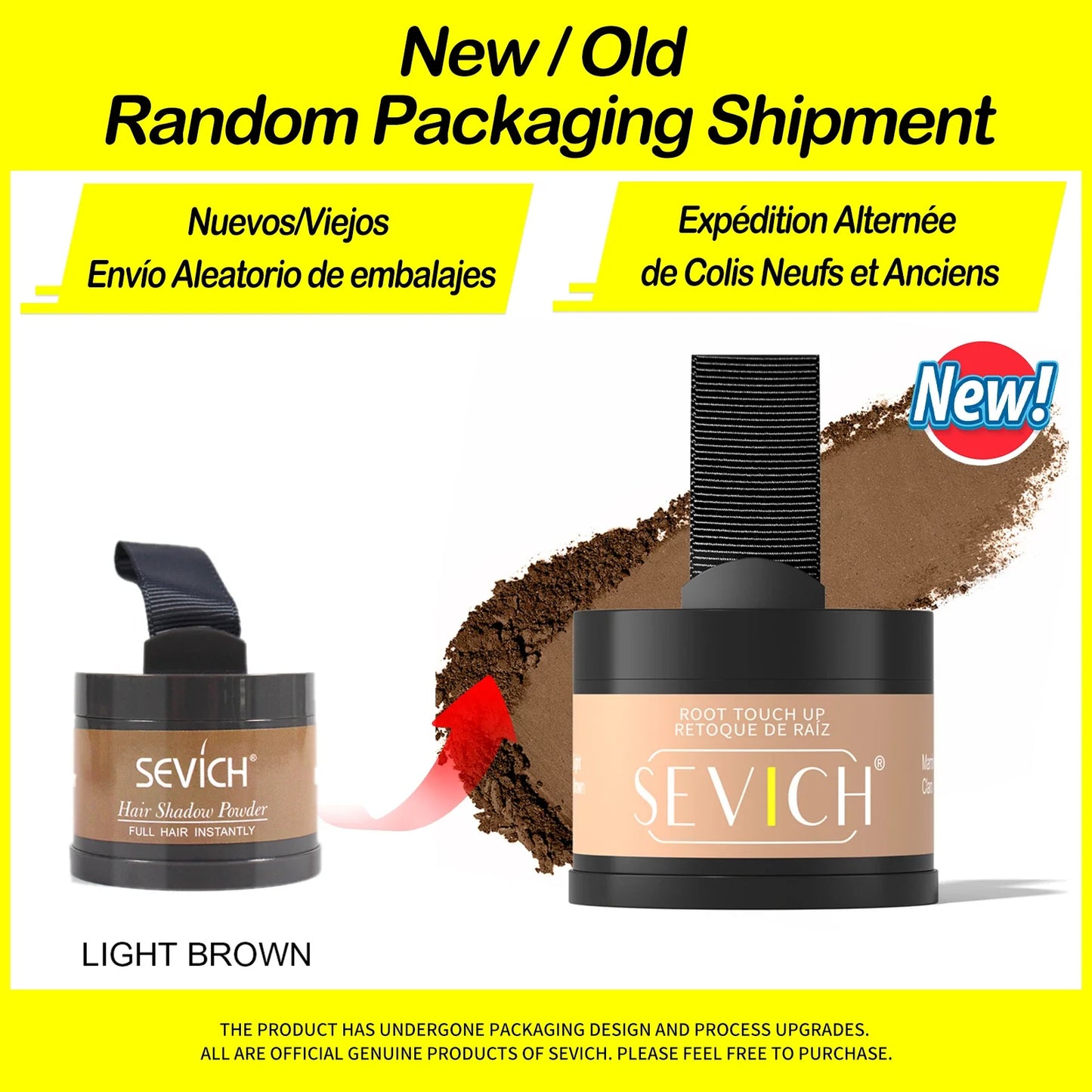 Sevich Hairline Powder 4g - Natural Hairline Shadow Concealer