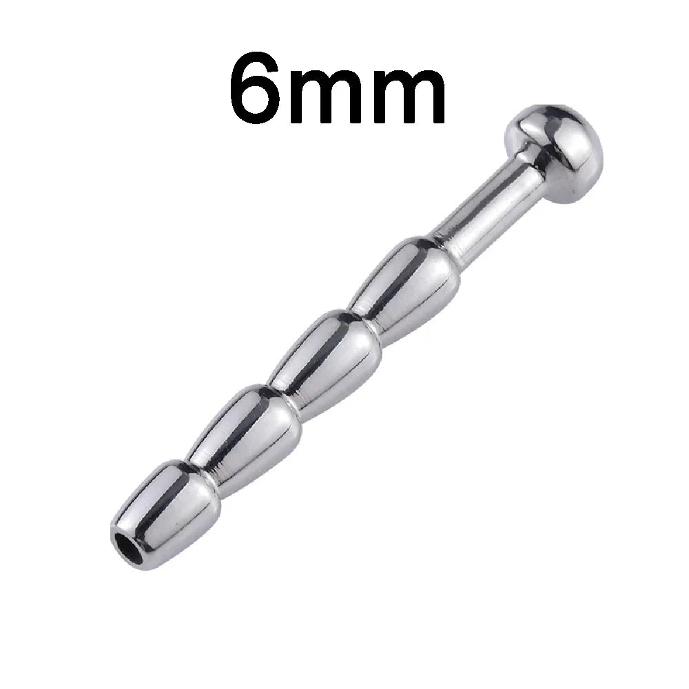 28-Piece Stainless Steel Urethral Sound Set – Hollow Urethra Dilator & Male Stimulation Chastity Toy