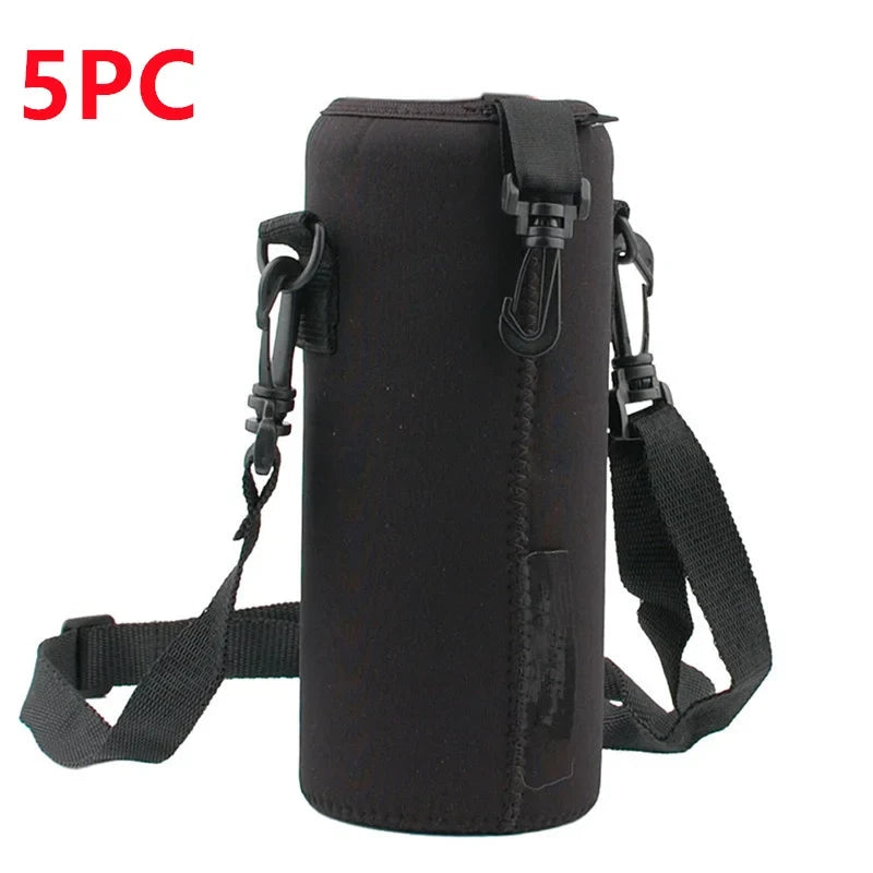 1000ML Neoprene Insulated Bottle Cooler Sleeve - Portable Carrying Case for Camping, Hiking & Sports Water Bottles