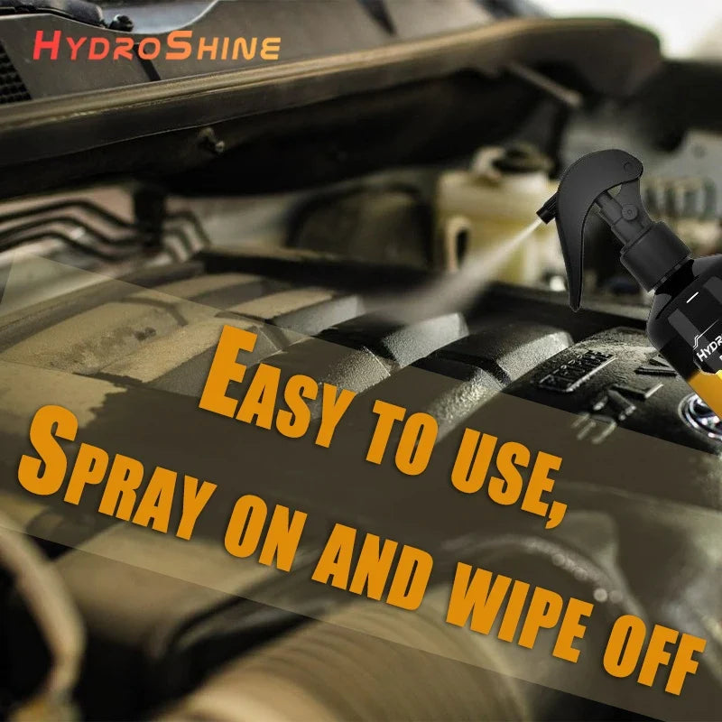Hydroshine Engine Bay Cleaner Spray - Powerful Oil, Dust & Dirt Remover for Car Engine Compartment Cleaning