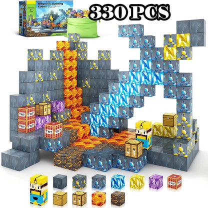 Magnetic Building Blocks Cube Set – STEM DIY Toy for Kids 3+, Boys & Girls, Sensory Model Gift