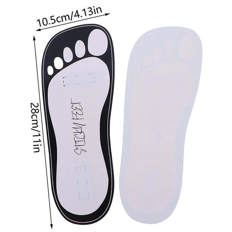 20PCS Disposable Women’s Tanning Slippers – 11" Sticky Foot Pads Protectors for Spray Tan & Body Care