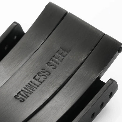 Watchdives Stainless Steel Watch Clasp – 16mm/18mm/20mm/22mm Folding Safety Milled Deployant Replacement Buckle