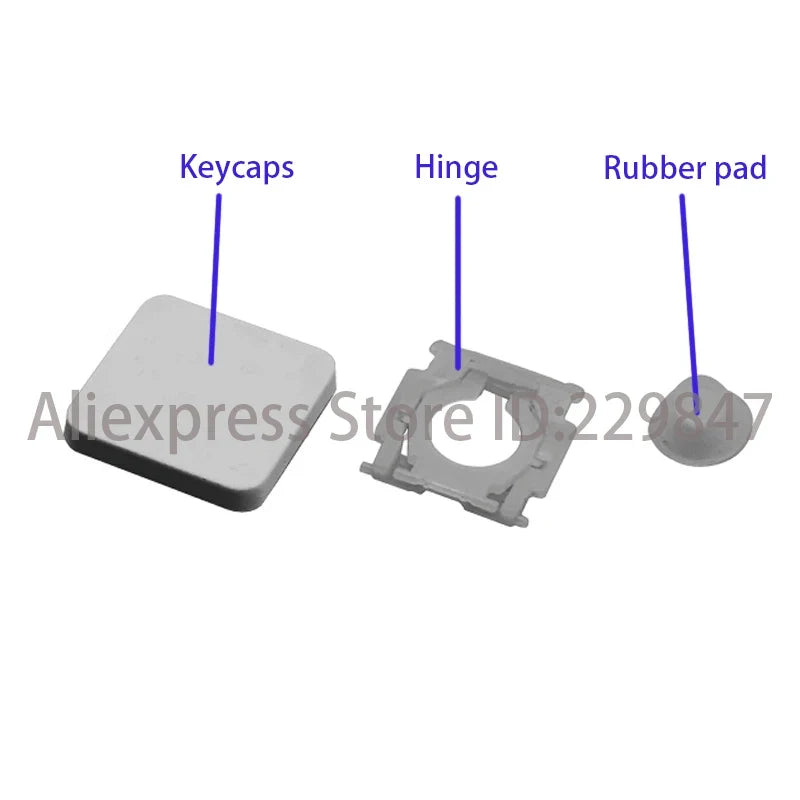 Logitech Craft MX Keys S Keyboard Replacement - Black & Gray Keycap and Hinge Repair Parts