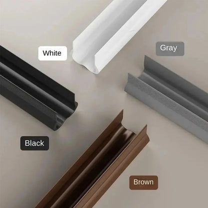 PVC Door Bottom Sealing Strip - Flexible Weatherproof Draft Stopper for Window and Home Insulation Protection