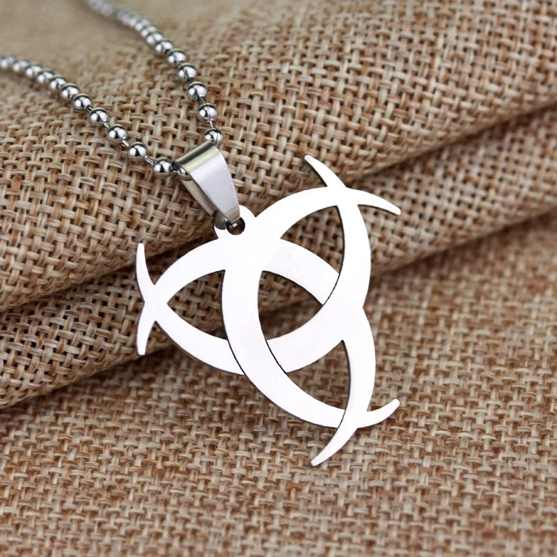 Resident Evil Symbol Necklace - Unisex Pendant Chain for Cosplay, Parties & Fan Gifts