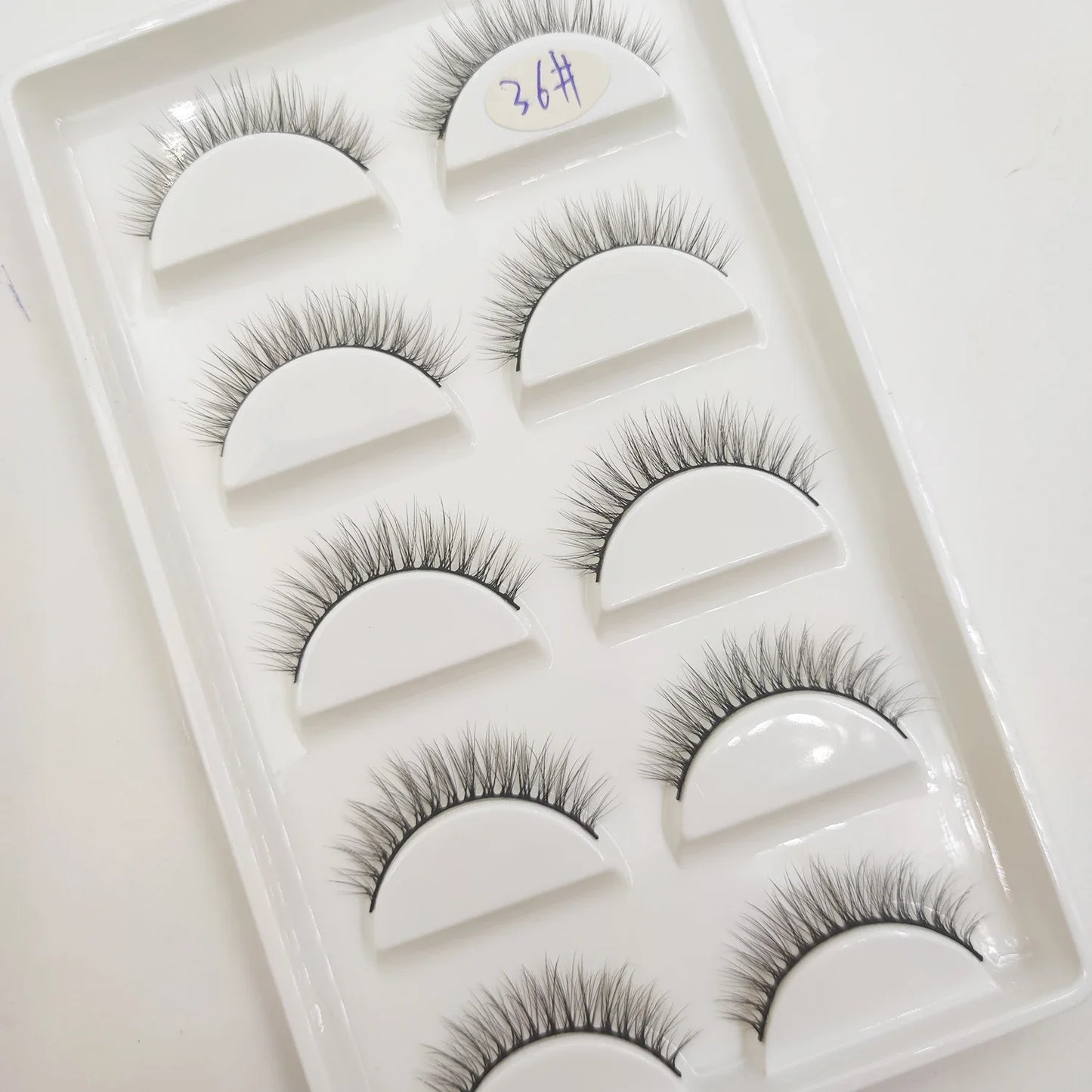 38 Styles 5 Pairs 3D Mink False Eyelashes – Natural Fake Lashes Makeup Beauty Tools
