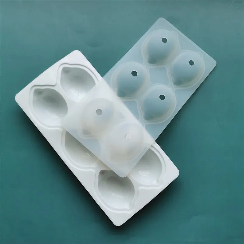 3D Fruit Shape Silicone Cake Mold — French Dessert Baking Tools for Brownies, Mousse & Pastry Decoration