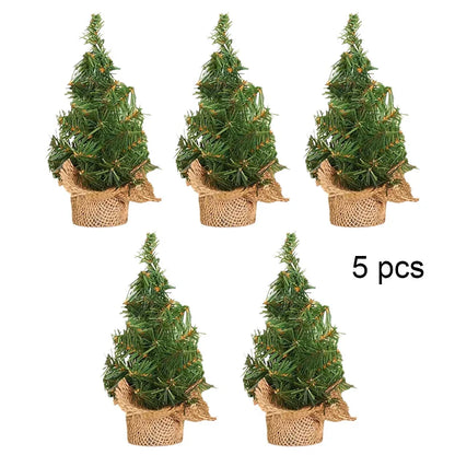 Mini Christmas Tree 20/30/40cm – Desktop Xmas Trees for Home Decor, Kids DIY Handicraft & New Year Gift
