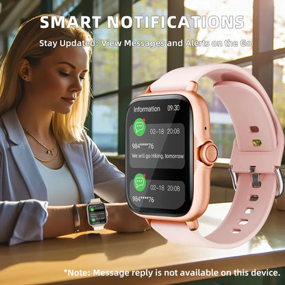 2025 New Upgrade Smartwatch – 1.83" Full Touch Display, Bluetooth Call, Sports Tracking for Men & Women, Android & iOS Compatible