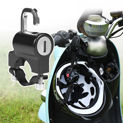 Neutral Helmet Lock for Electric Vehicles | Anti-Theft Motorcycle & Battery Safety Wire Rope Lock