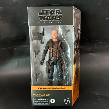 Star Wars Action Figures - Hasbro Black Series Obi-Wan, Darth Vader, Cal Kestis, Boba Fett, Luke & Mandalorian Collectible Toys