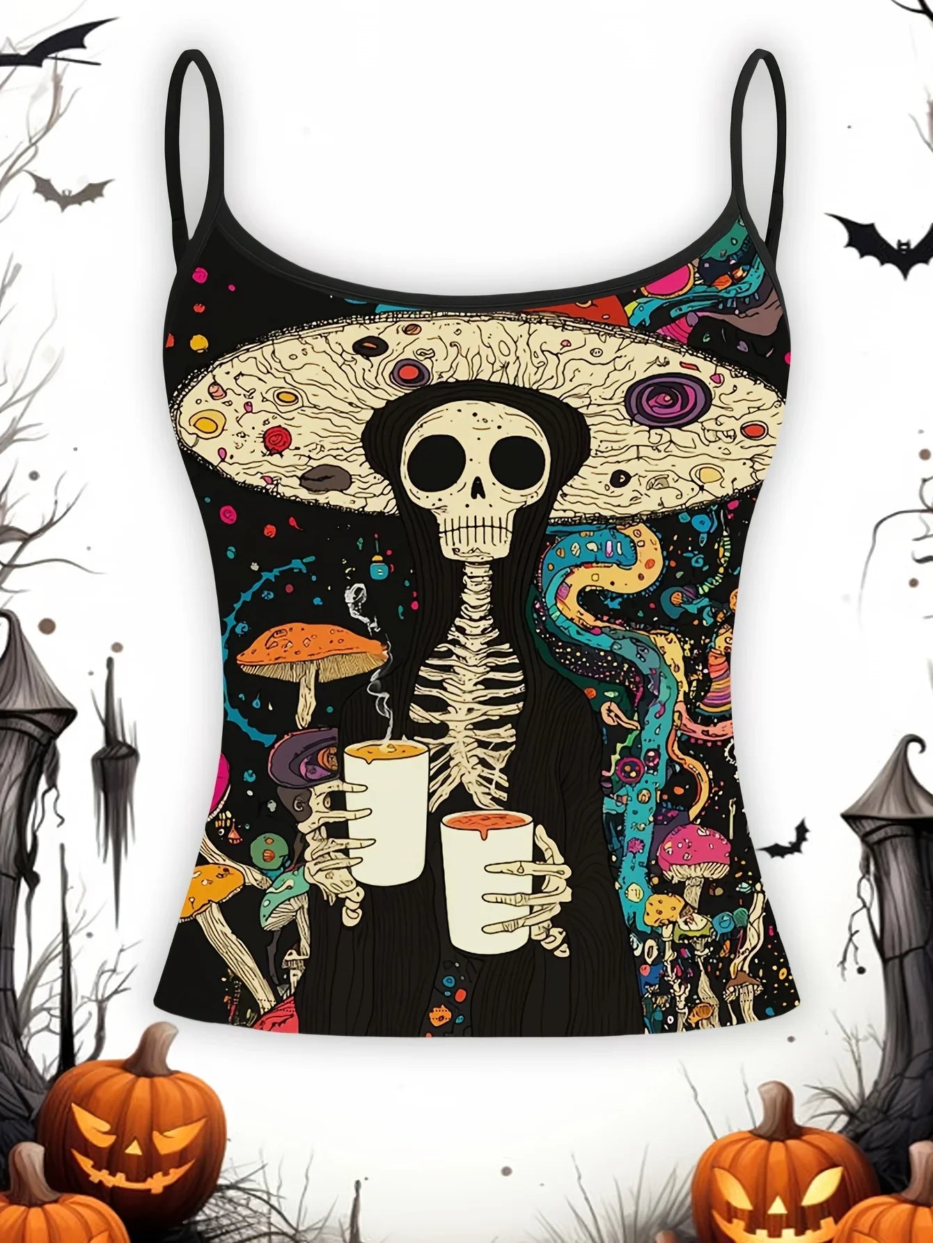 Women’s Slim Strap Tank Top – Breathable Summer Sleeveless Casual Top