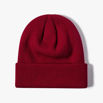 Winter Knit Beanie Hat - Warm Stretch Skull Cap for Boys Girls Adults in Black White Blue Pink & More Colors