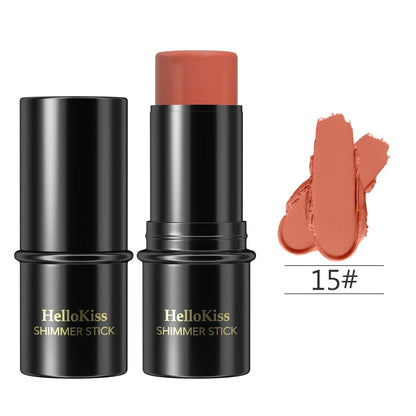 Face Brown Bronzer Contour Stick - Foundation Makeup Pen, Long-Lasting Smooth Contour, Shadow Blusher & Highlight Concealer Cosmetics