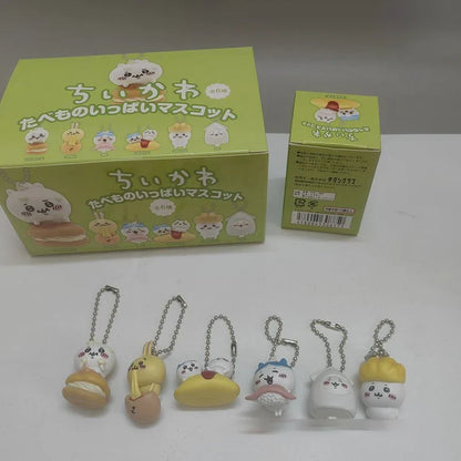 Chiikawa Random Figure Keychain Set – Cute Usagi, Hachiware, Momonga & Kurimanju Collectible Toy Gift for Kids