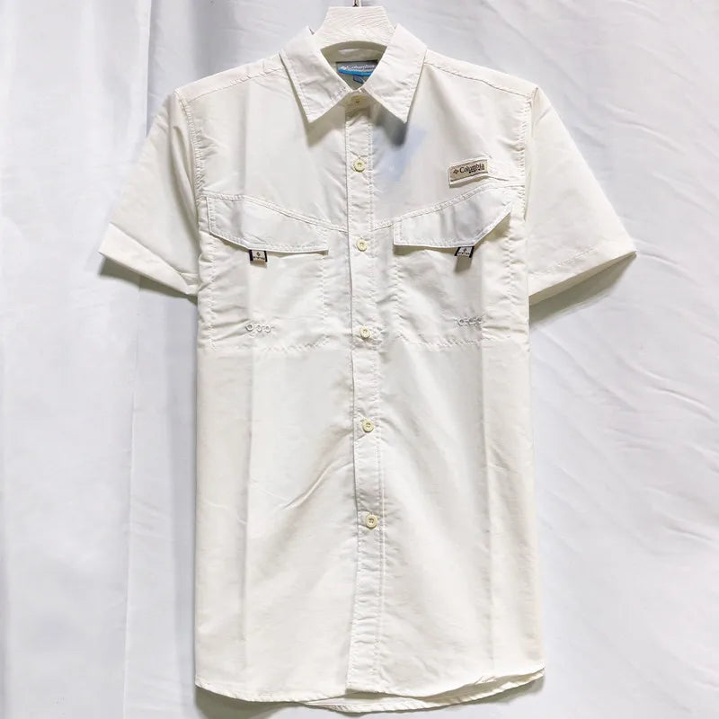 Men’s Short Sleeve Casual Shirt - Stylish Lightweight Fishing & Summer Menswear Top