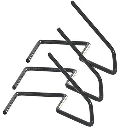 3 Pack Pistol Gun Rack - Space Saving Handgun Display Stand Holder for .22 Caliber and Larger Pistols