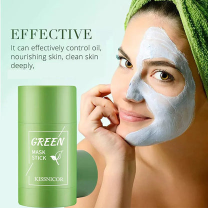 Green Tea Face Clean Mask – Pore Shrinking, Blackhead Remover & Moisturizing Cleansing Stick 40g