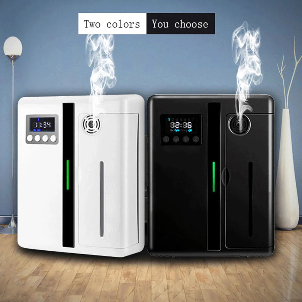 Wall-Mounted Aroma Diffuser - 160ML Scent Machine with Fan for Large Area Hotel Lobby and Home Fragrance