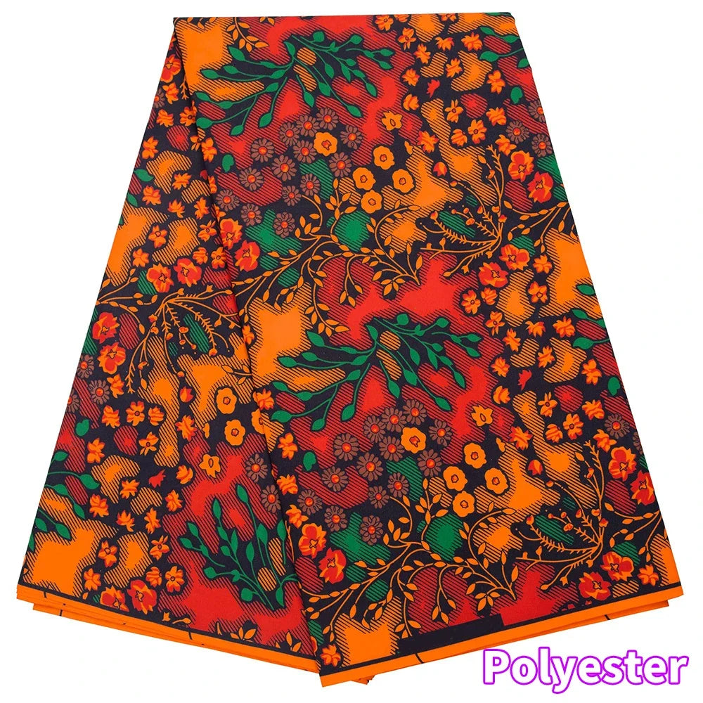 African Ankara Wax Print Fabric by the Yard - High Quality Nigeria Party Dress Sewing Cloth
