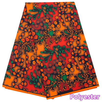 African Ankara Wax Print Fabric by the Yard - High Quality Nigeria Party Dress Sewing Cloth