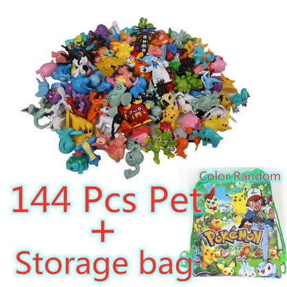 Pokemon Figure Toy Collection - Pikachu Anime Action Figures Model Decorations for Kids Christmas Gift