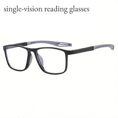 TR90 Photochromic Blue Light Reading Glasses – Ultralight Sports Eyewear for Men & Women, +1.0 to +4.0 Farsighted Lenses