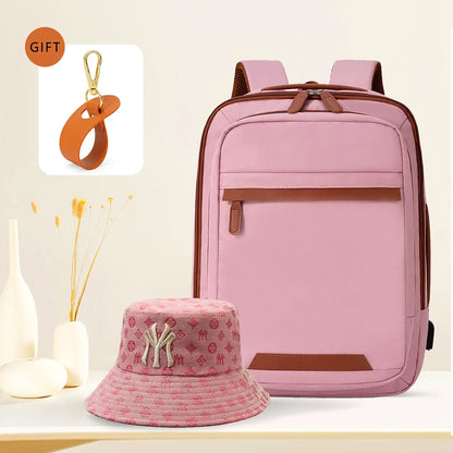USB Rechargeable Laptop Backpack - Waterproof Large Capacity Unisex School & Travel Bag