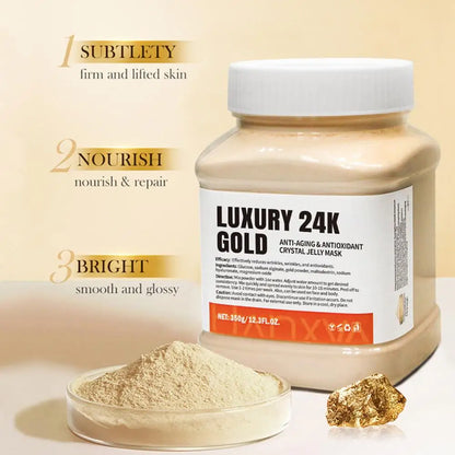 Professional Rose Jelly Face Mask – Hydrating, Nourishing Hydro Jelly Powder Gel Peel-Off Skincare