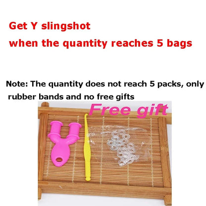 600pcs Fluorescent Glow Bracelet Kit - DIY Rubber Loom Bands for Kids Party Crafts, Wrist & Necklace Making Supplies