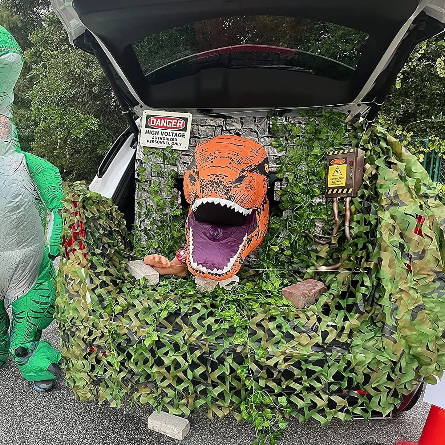 Camouflage Net Bulk Roll - Outdoor Shade Mesh for Hunting, Camping, Paintball, Bird Watching, Car Cover & Theme Party Decor